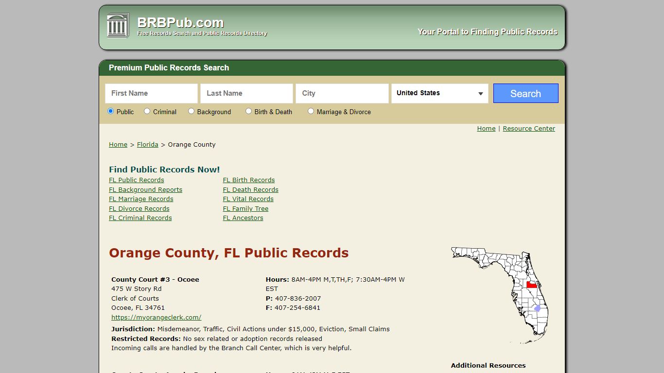 Orange County Public Records | Search Florida Government Databases